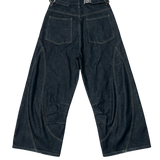 CURVED FAULTINE DENIM JEANS