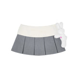 grey chillin' rabbit skirt