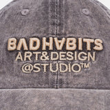 grey wash studio cap