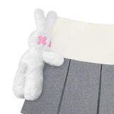 grey chillin' rabbit skirt