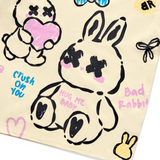 cream adore rabbit tee