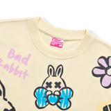 cream adore rabbit tee